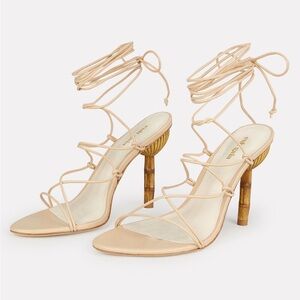 Cult Gaia Soleil Bamboo Heel Sandals
